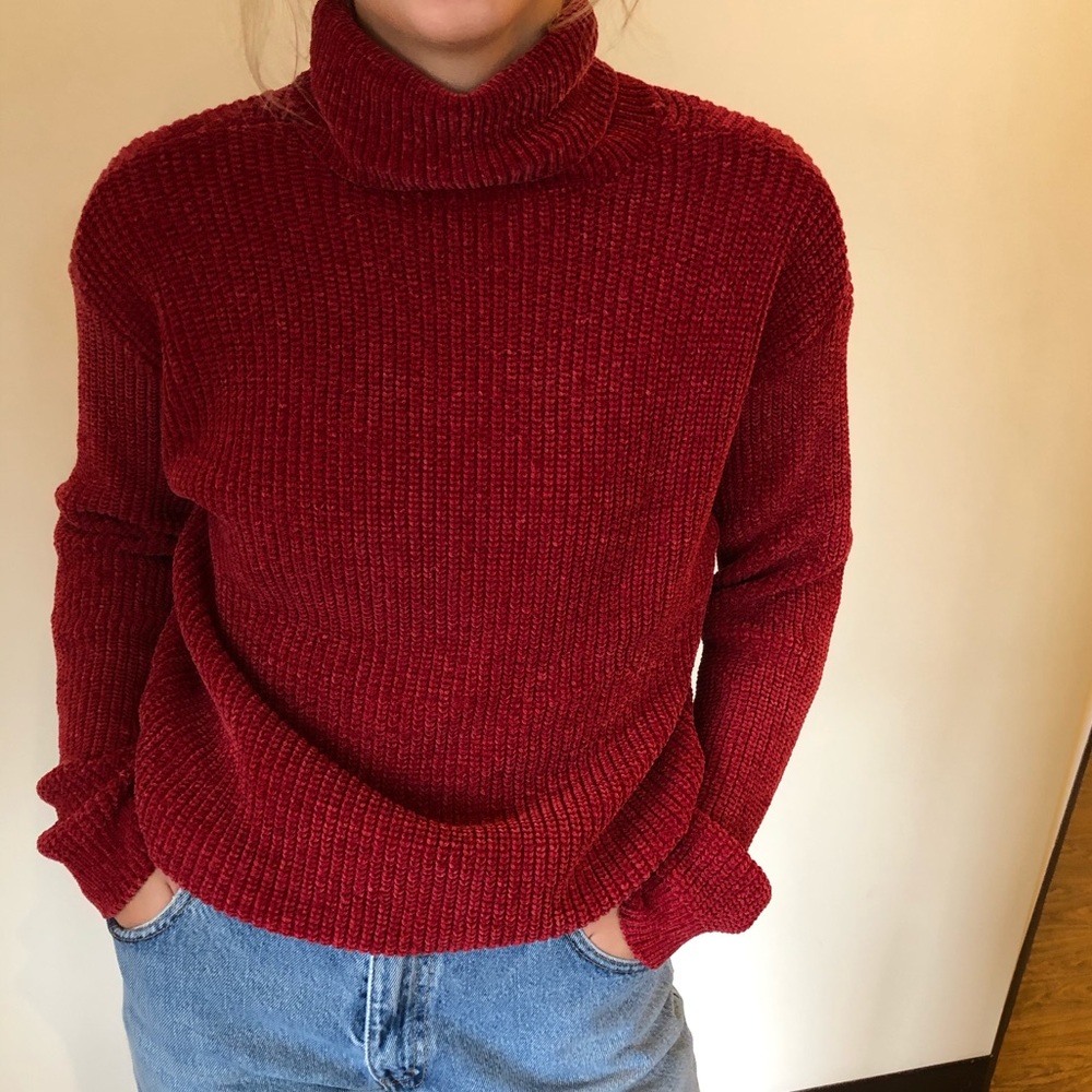 turtle neck sweater :)